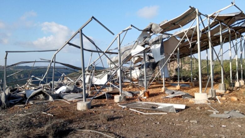 Samofinancirana solarna varijanta oštećena u libanonskom poljoprivrednom gradu